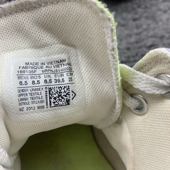 Converse All Star Women’s Size 8.5 Neon Colors - Picture 8 of 8